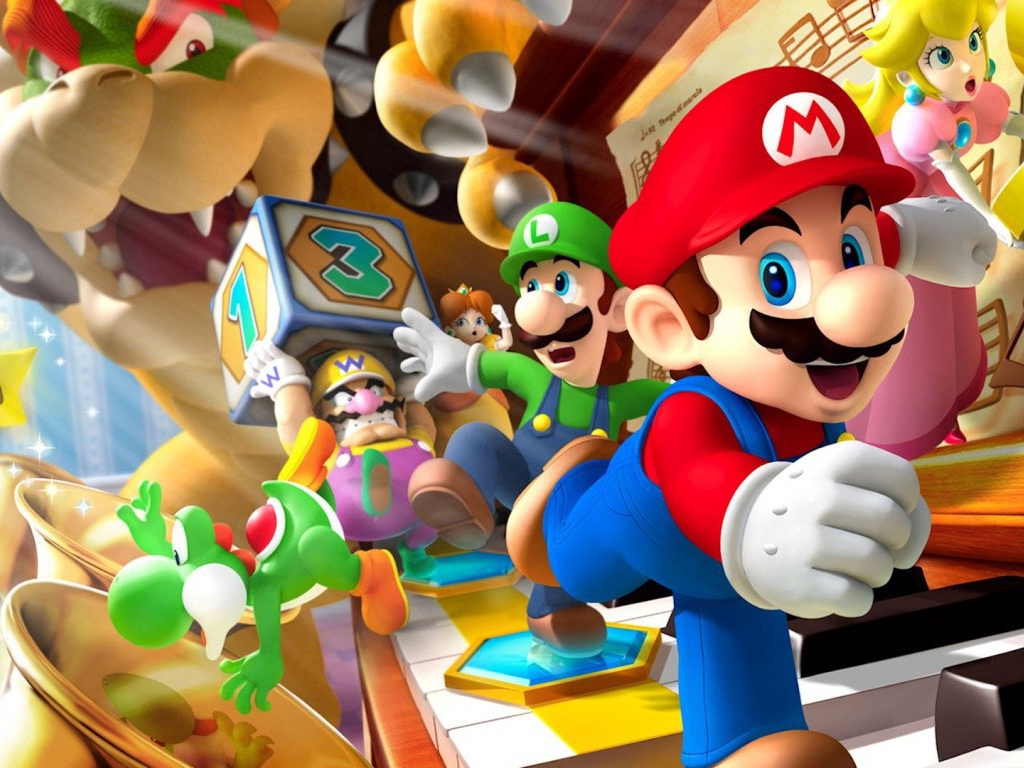 Персонажи игры Super Mario Bros