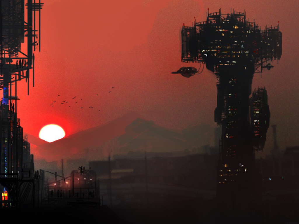 Город в игре Cyberpunk 2077