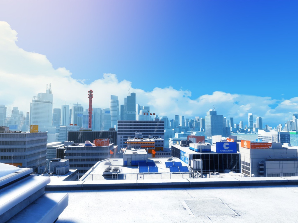 Город в игре Mirror's Edge