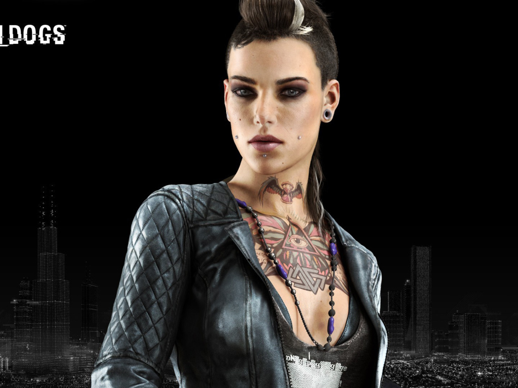 Девушка Клара из игры Watch Dogs