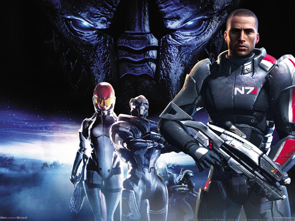Командор Шеппард из игры Mass Effect