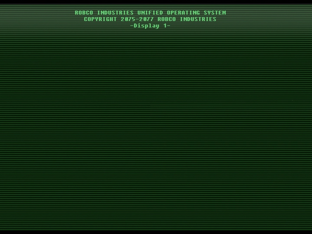 Дисплей компьютера в игре