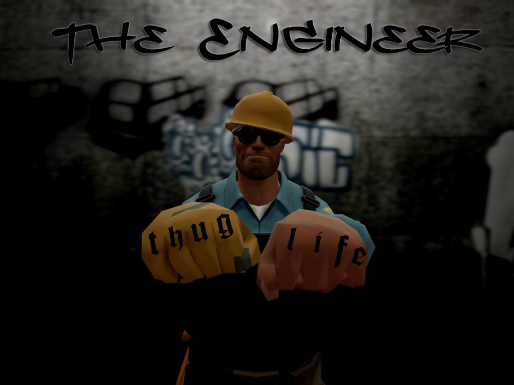 Инженер из игры Team Fortress 2