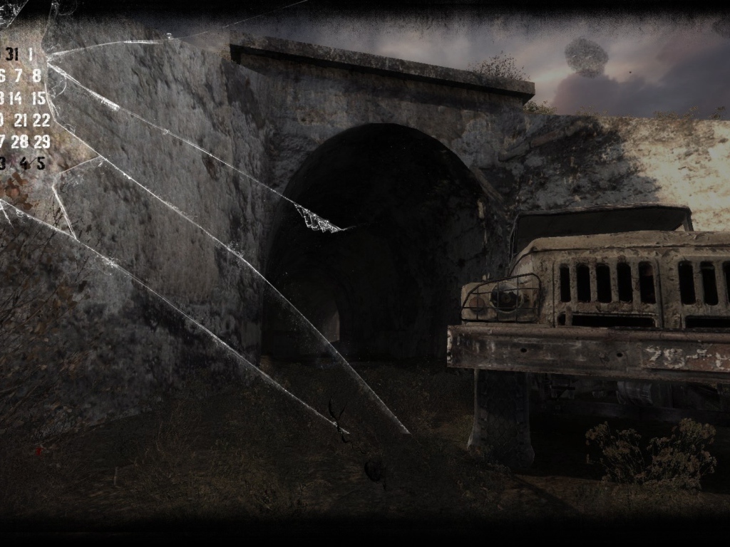 Вход в заброшенную военную базу