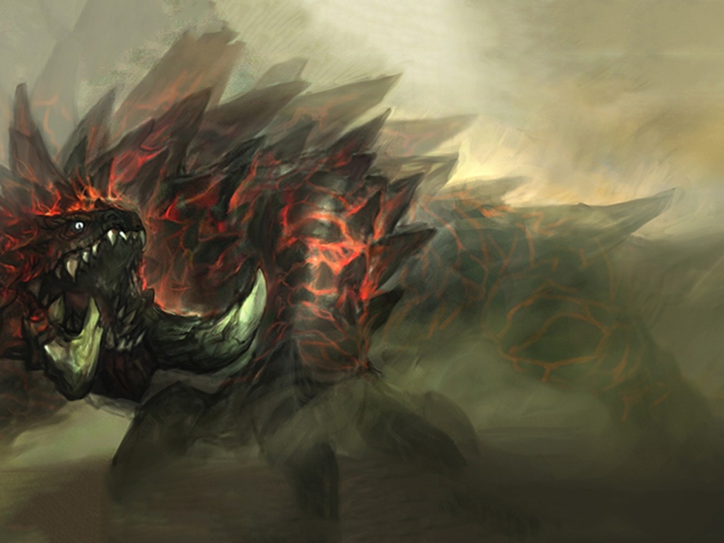 Огненный дракон, игра Monster Hunter