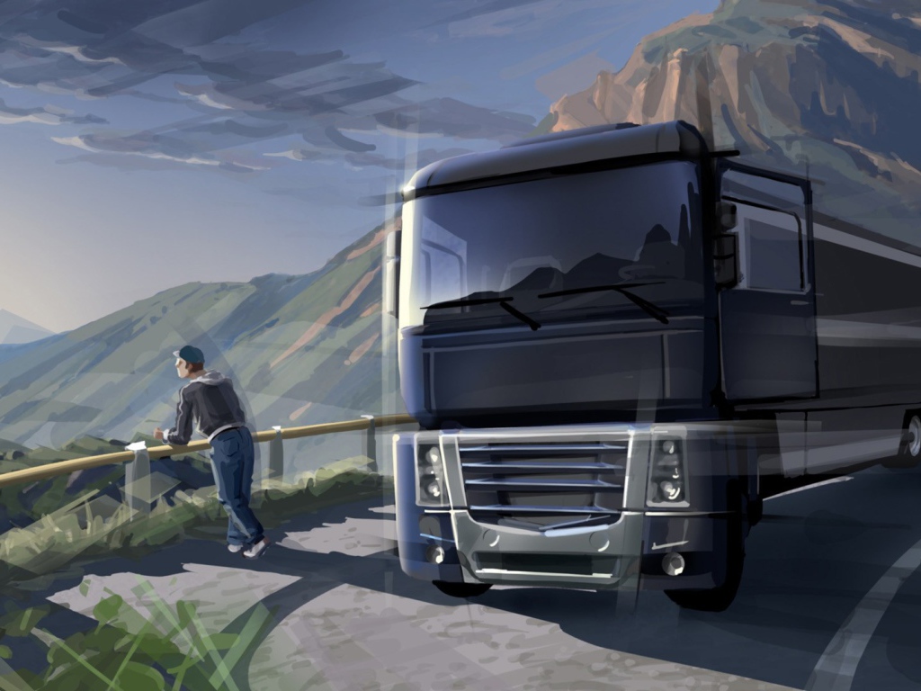 Игра Euro Truck Simulator 2