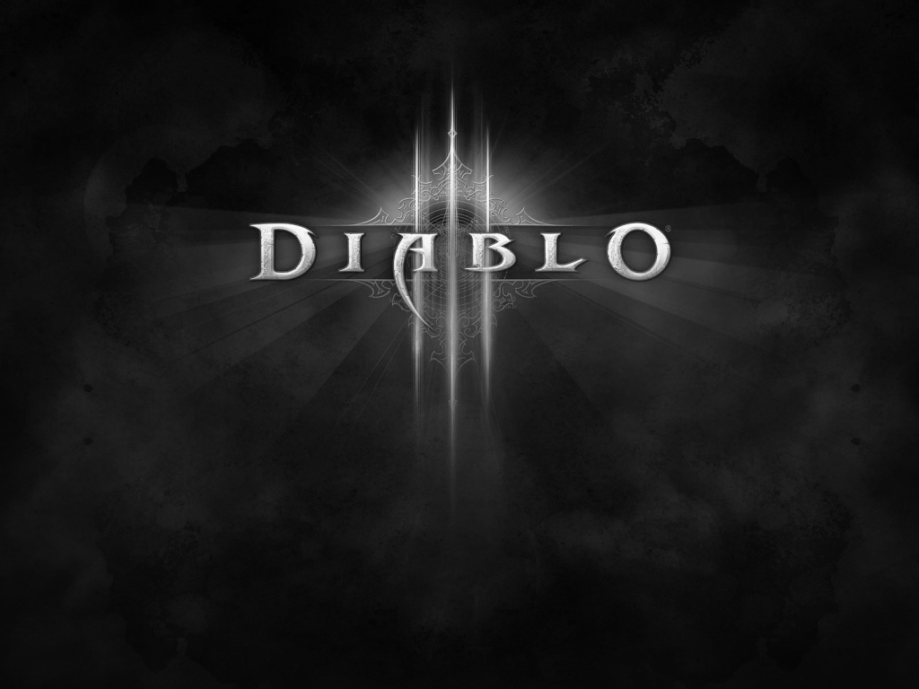 Серый фон, игра Diablo