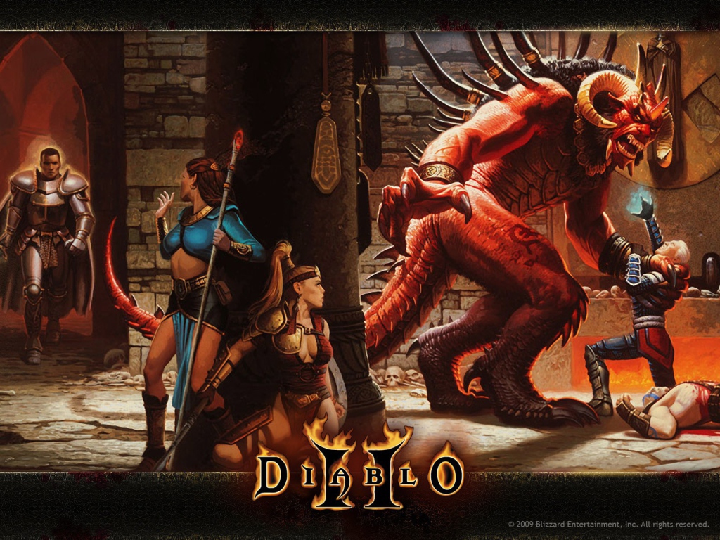 Герои и сражения в игре Diablo 2