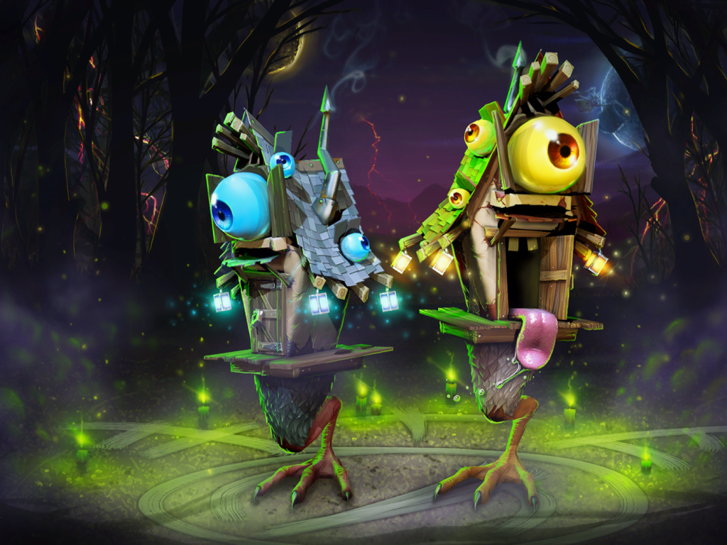 Дома на куриных ножках, игра Dota 2