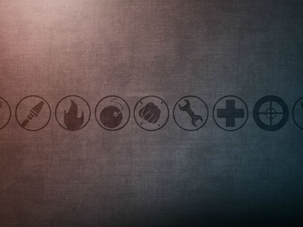 Пиктограммы, фон игры Team Fortress 2