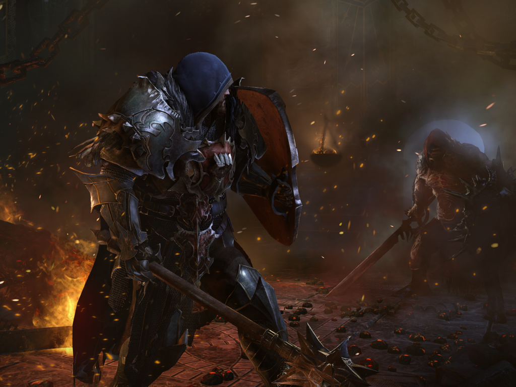 Рыцарь в латах в игре Lords of the Fallen