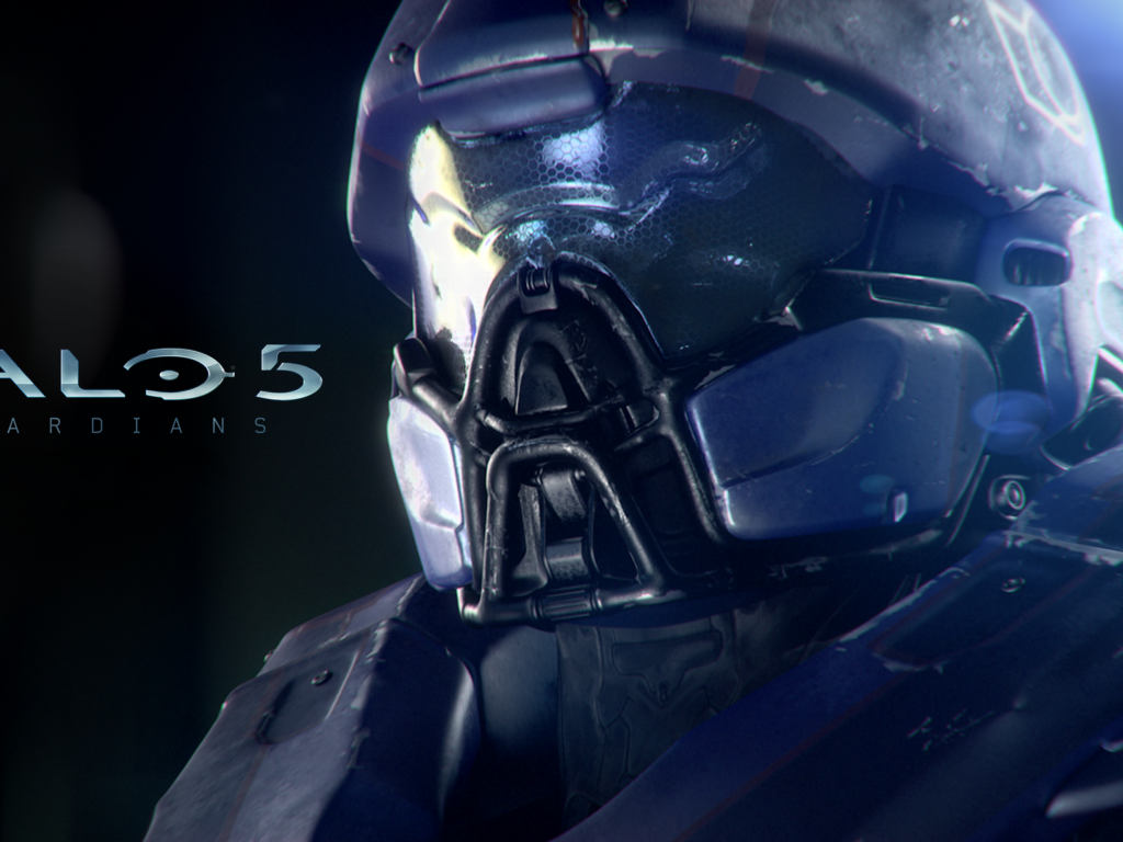 Мастер Чиф на постере игры Halo 5