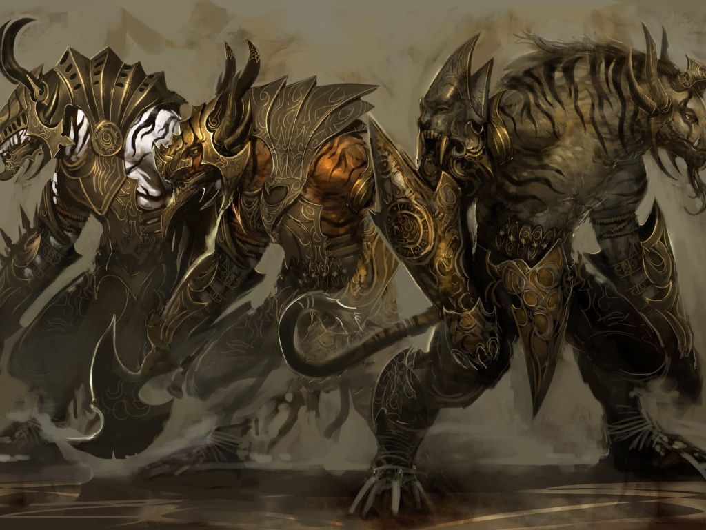 Монстры из игры Guild Wars 2