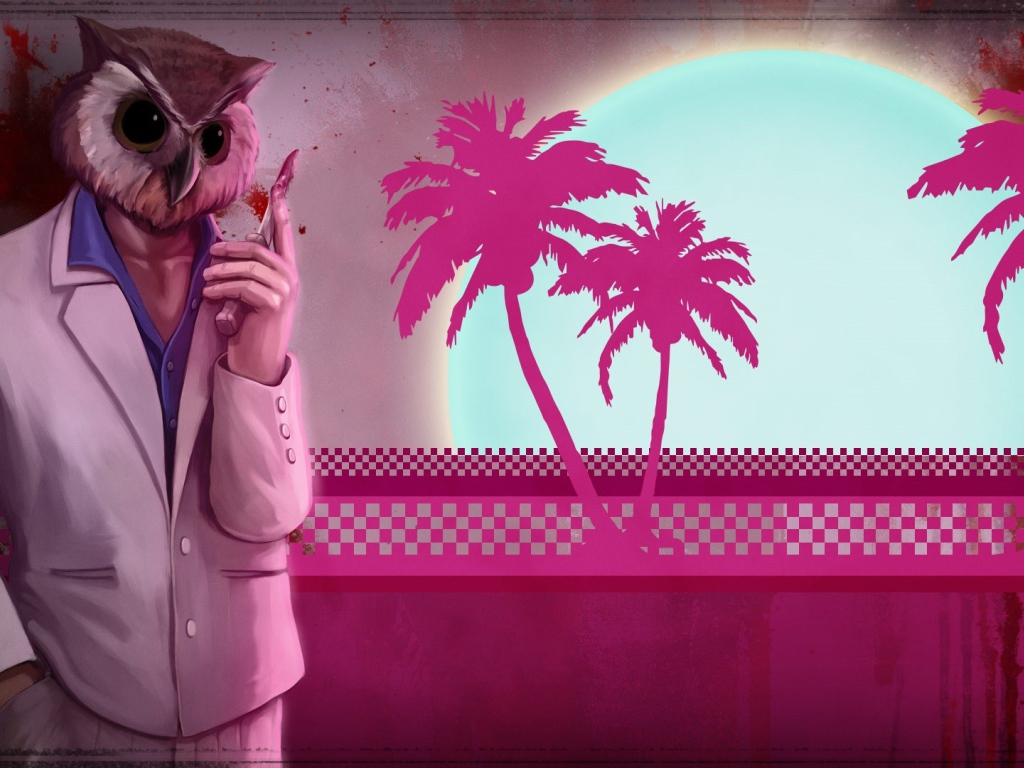 Сова из игры Hotline Miami