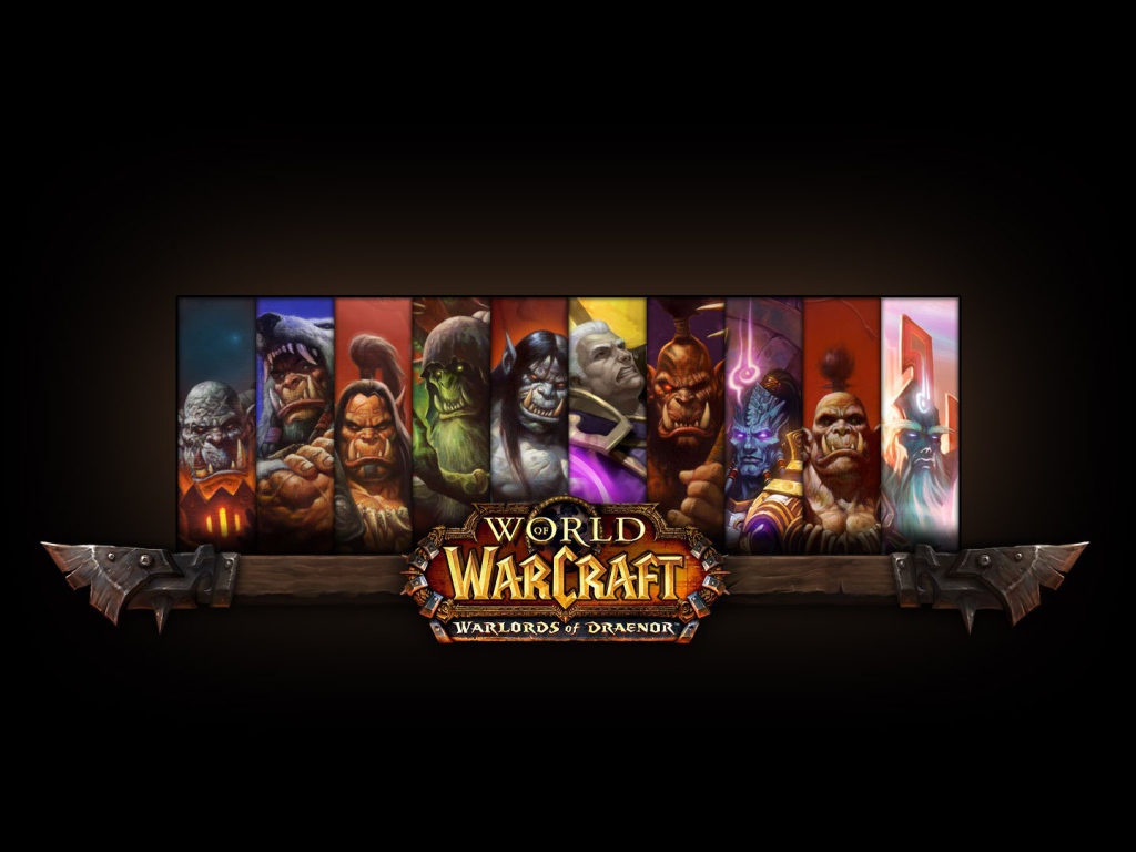 Постер видео игры World of Warcraft Warlords of Draenor