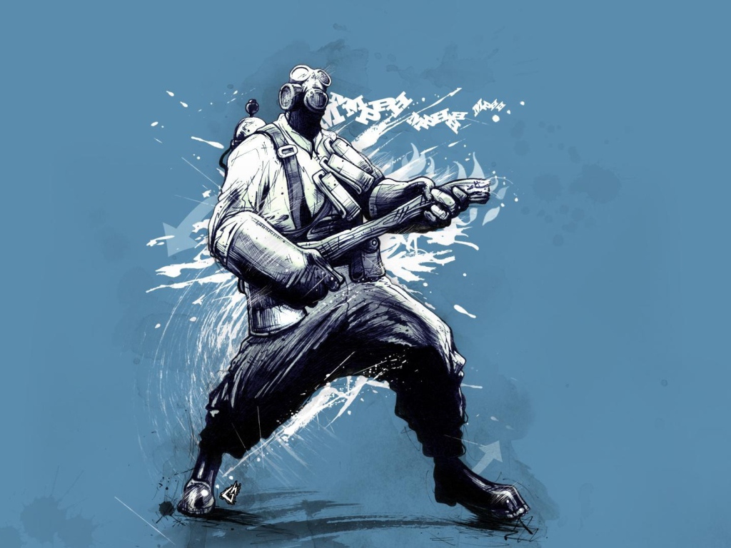 Пиро из игры Team Fortress 2