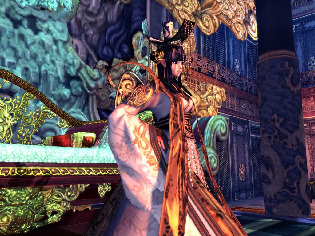Королева у трона, игра Blade & Soul