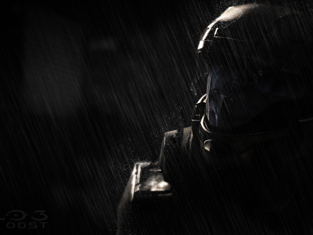 Дождь в игре Halo 3 ODST