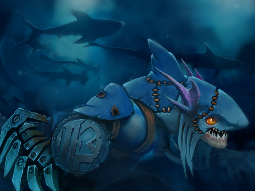Акула в доспехах, игра Dota 2