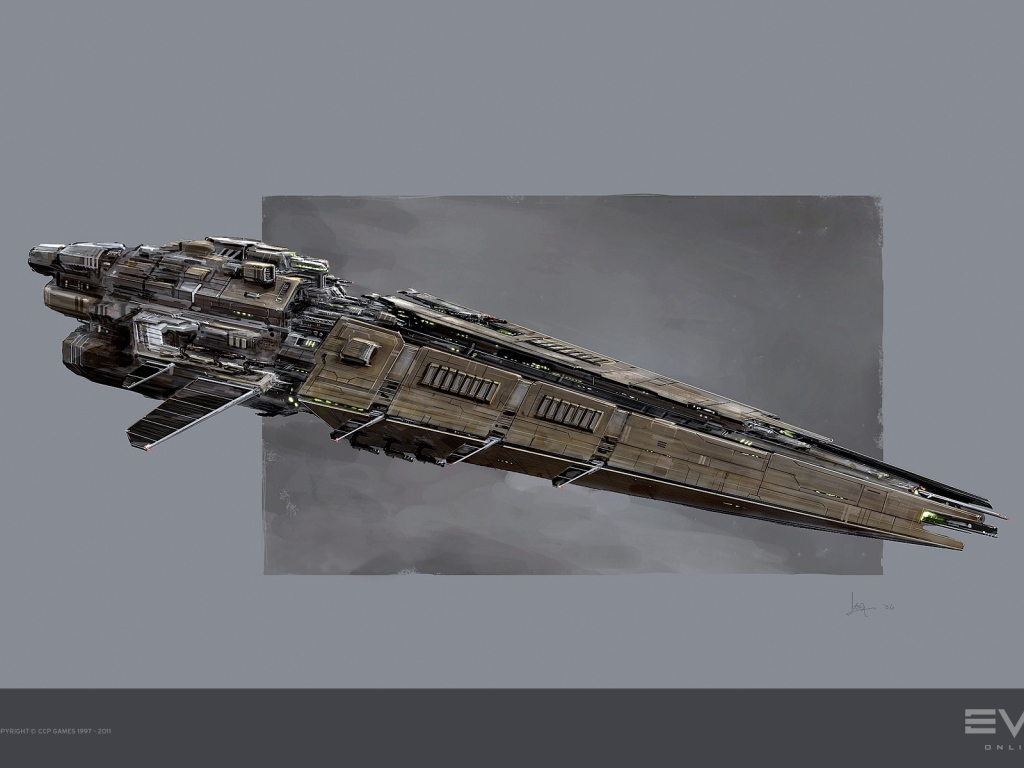 Корабль в космической стратегии EVE Online