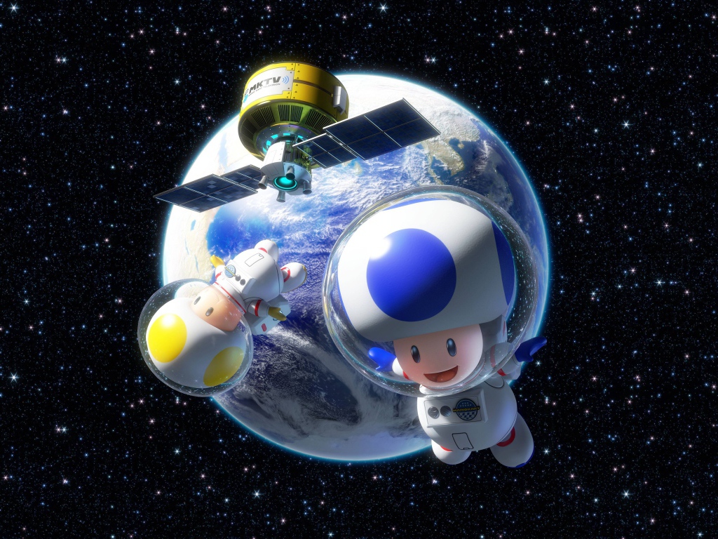 Космос в игре Mario Kart 8