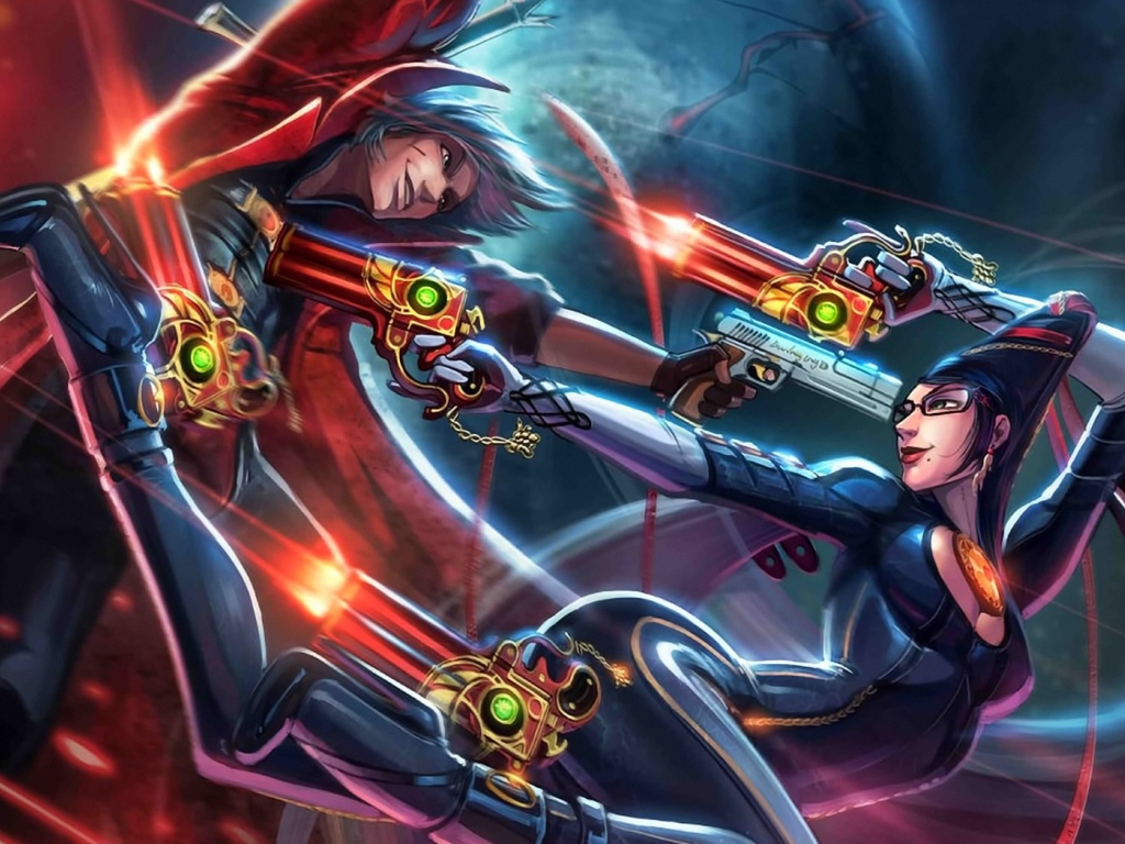 Сражение в игре Bayonetta