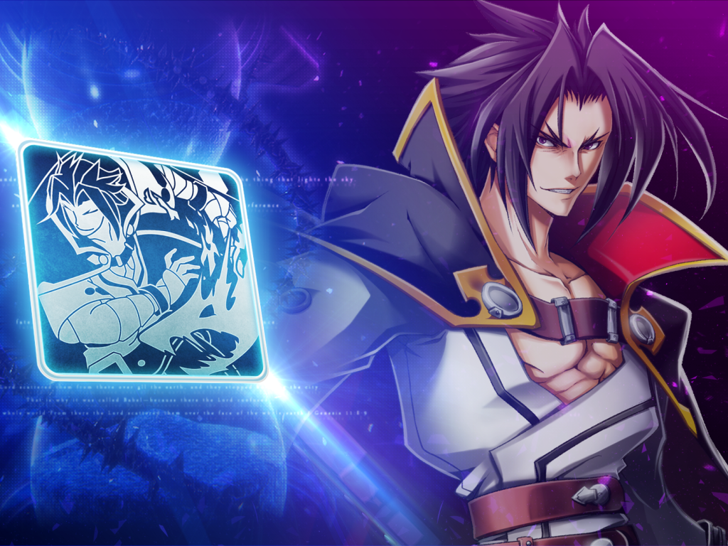 Персонаж Шишигами из игры Blazblue