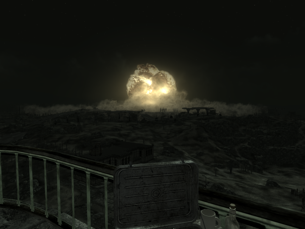 Взрыв в игре Fallout 3