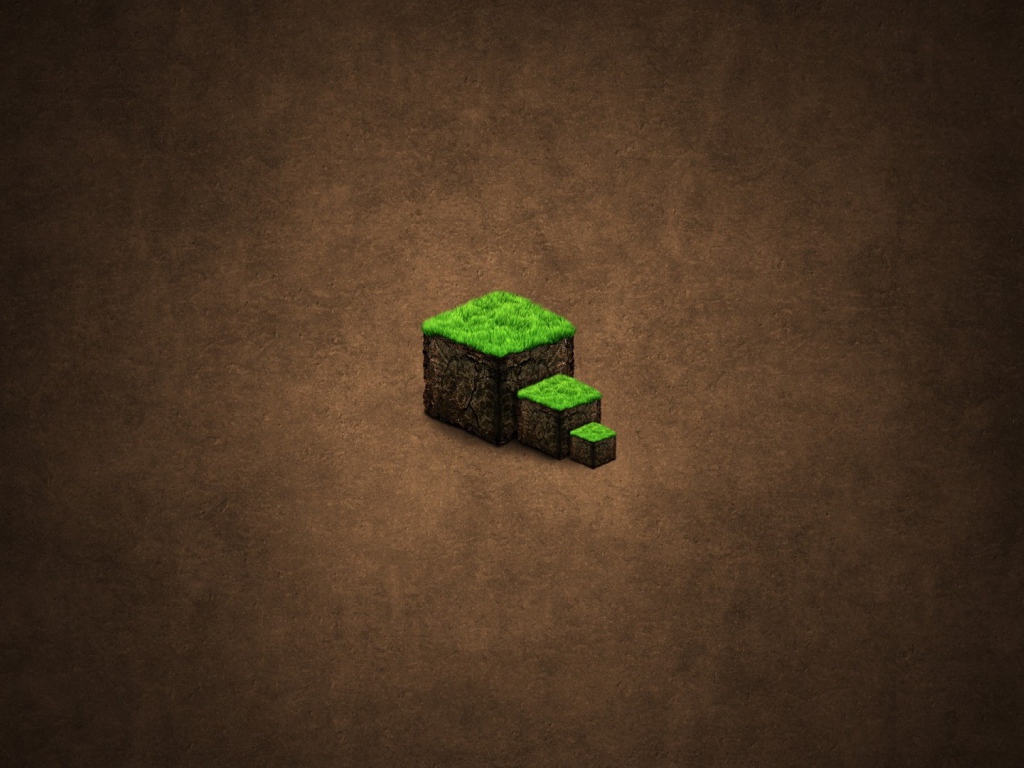 Игра Minecraft, минимализм