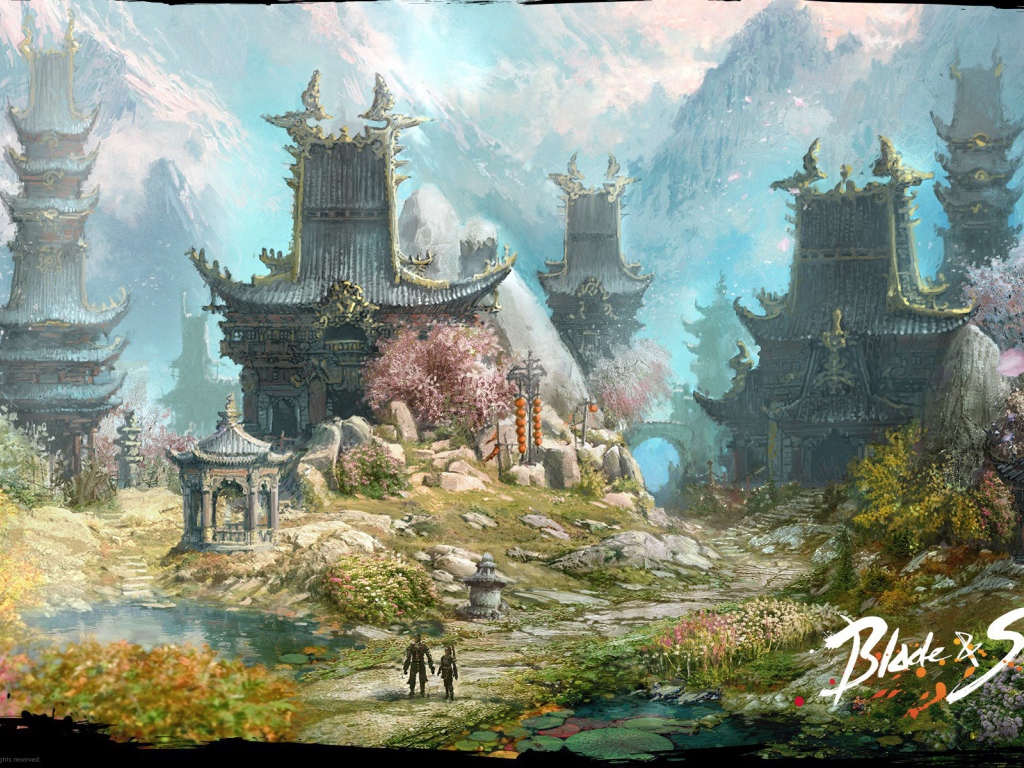 Мир игры Blade and Soul в стиле фэнтези