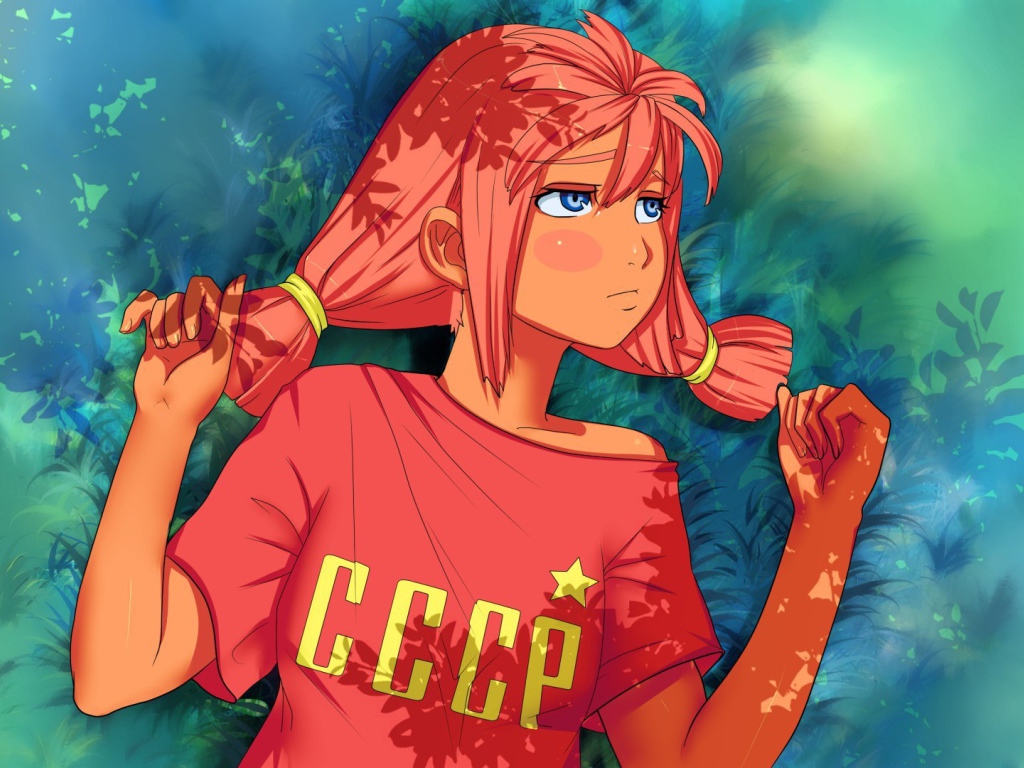 Девушка из игры Бесконечное лето