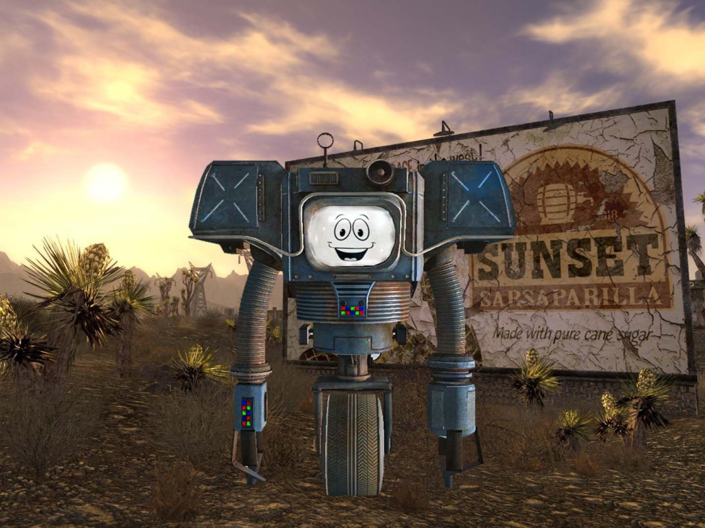 Робот из игры Fallout New Vegas