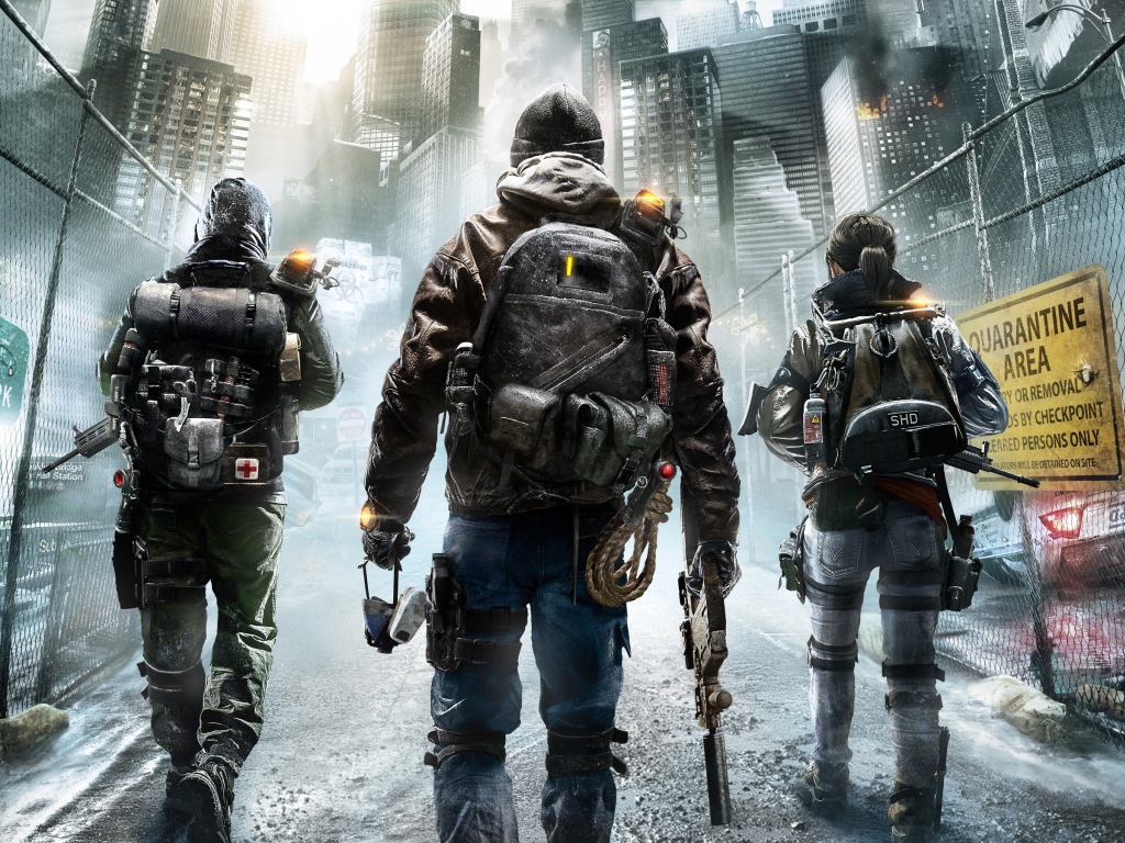 Три героя игры Tom Clancy's The Division