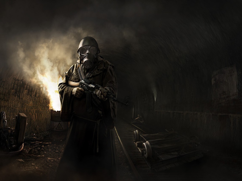 Тоннель в игре Metro 2033