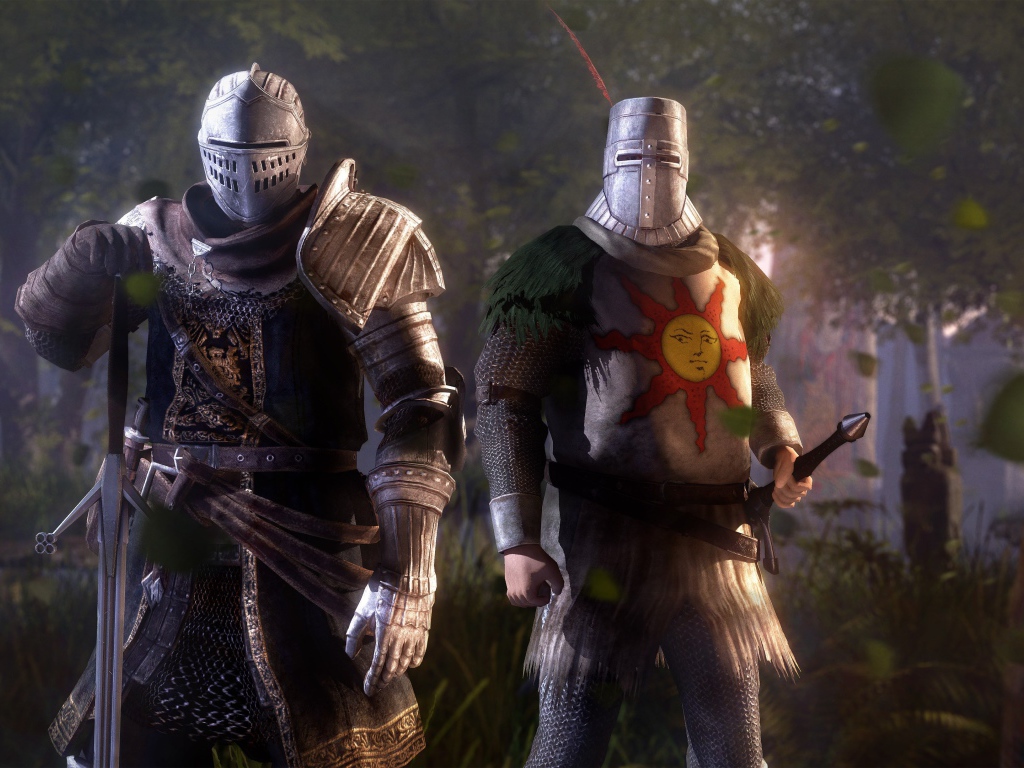 Два рыцаря, игра Dark Souls