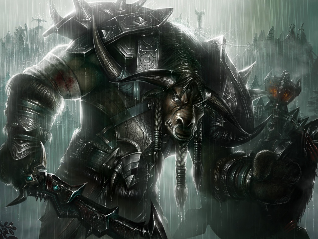 Воин из игры Варкрафт