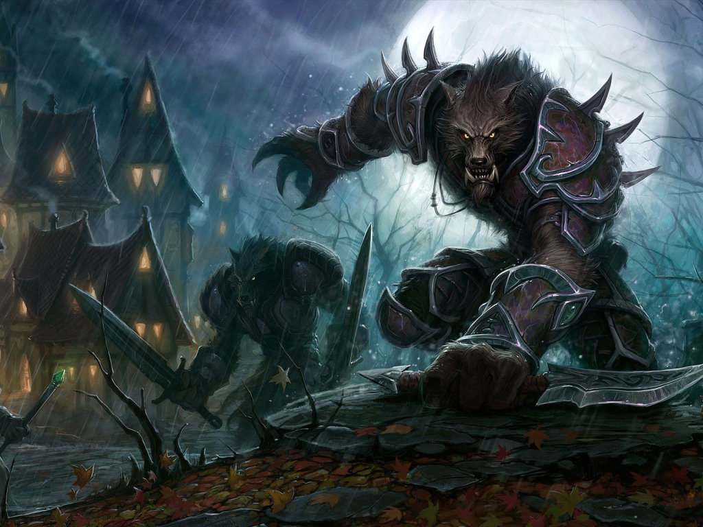 Оборотни из игры World of Warcraft