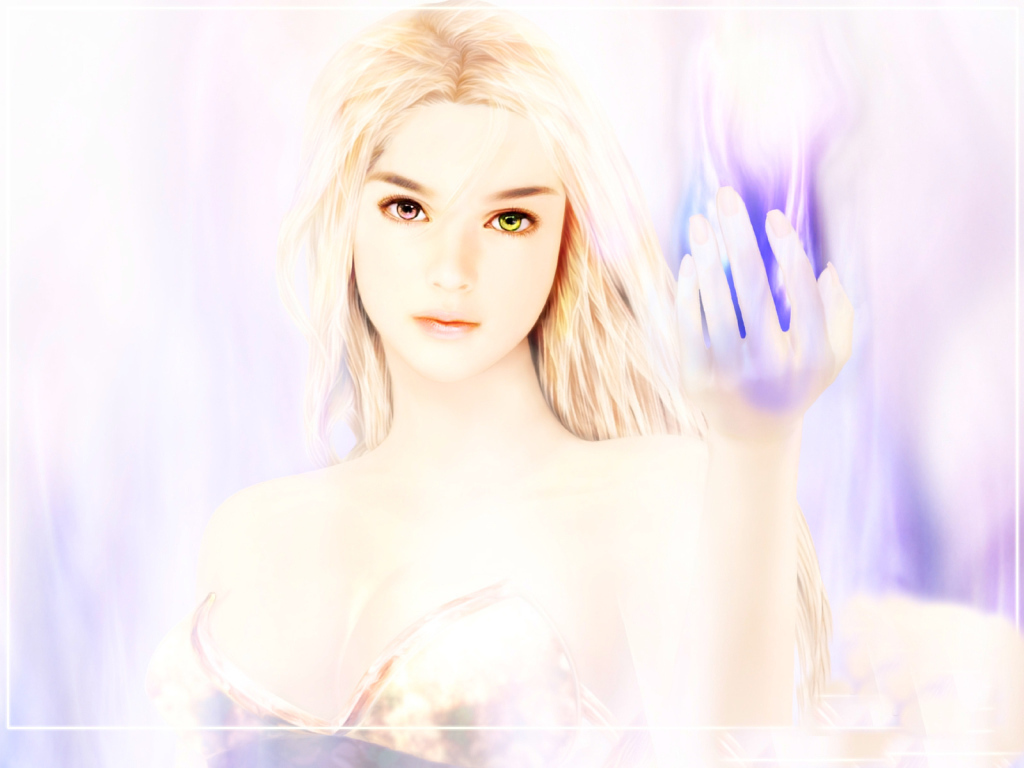 Портрет воздушной девушки