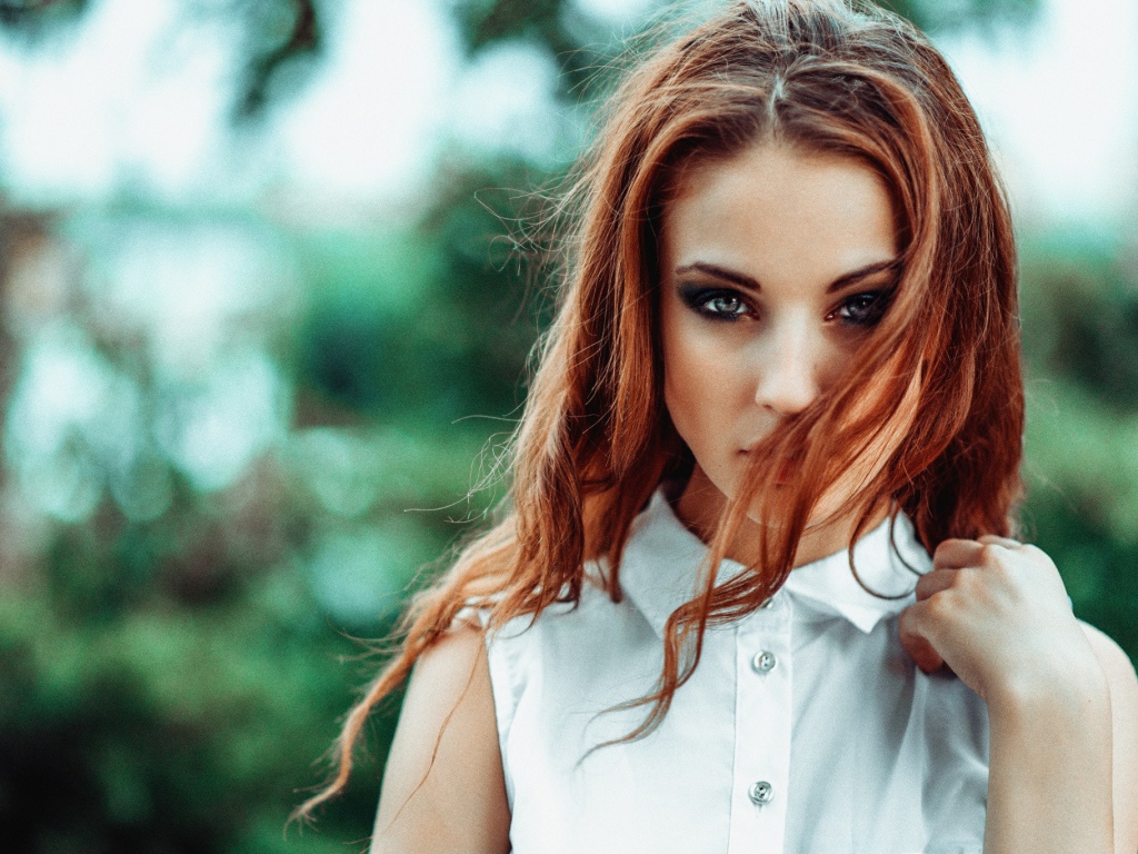 Рыжая модель Алла Бергер