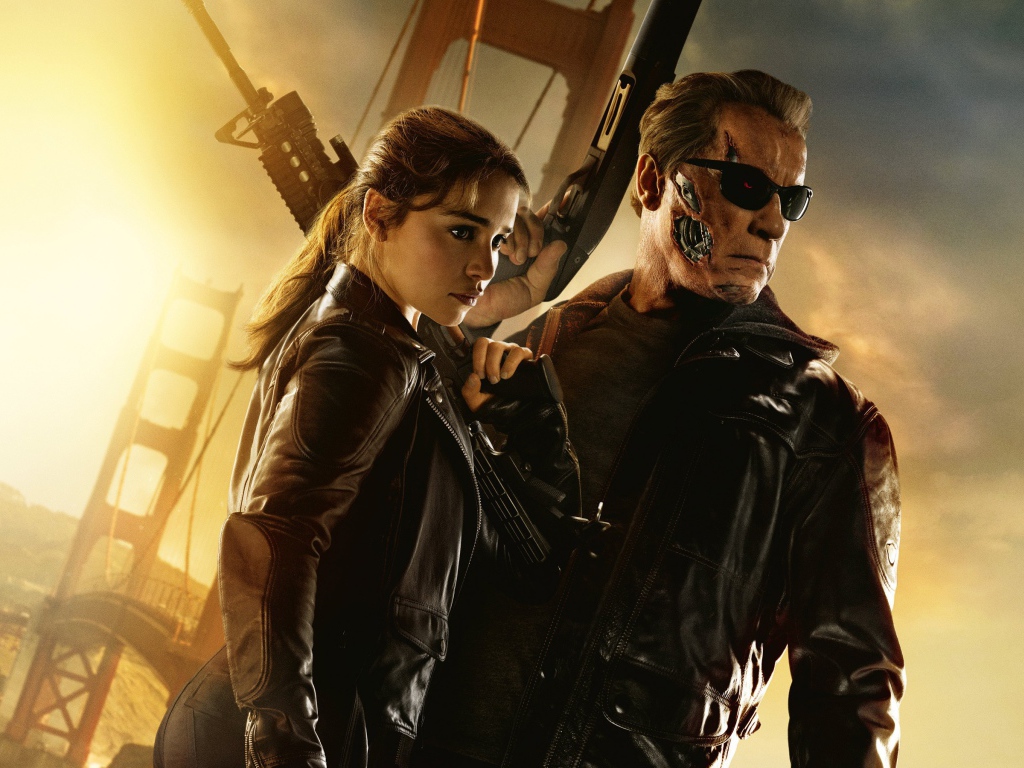 Эмилия Кларк в фильме Терминатор Генезис