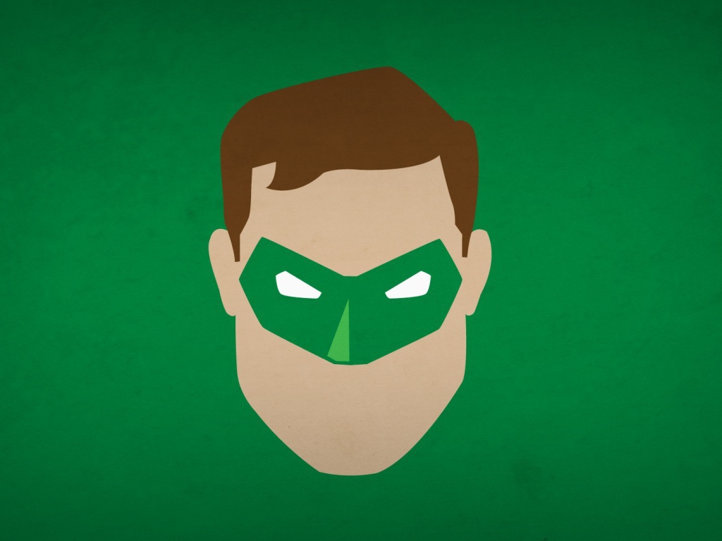 Маска героя фильма Зеленый фонарь