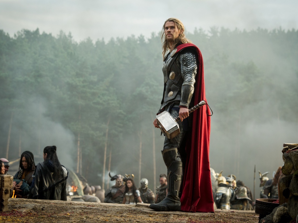 Съемочная площадка фильма Тор