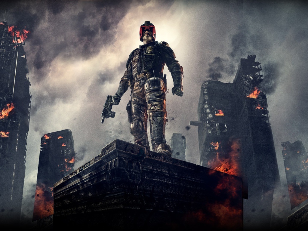 Сцена в фильме Судья Дред