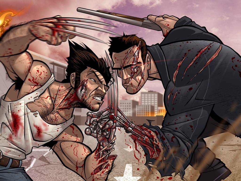 Росомаха против Терминатора