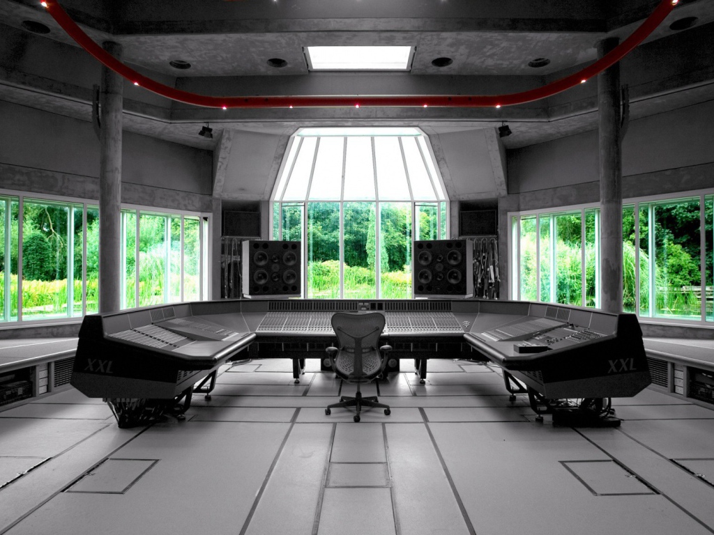 Студия звукозаписи в загородном доме
