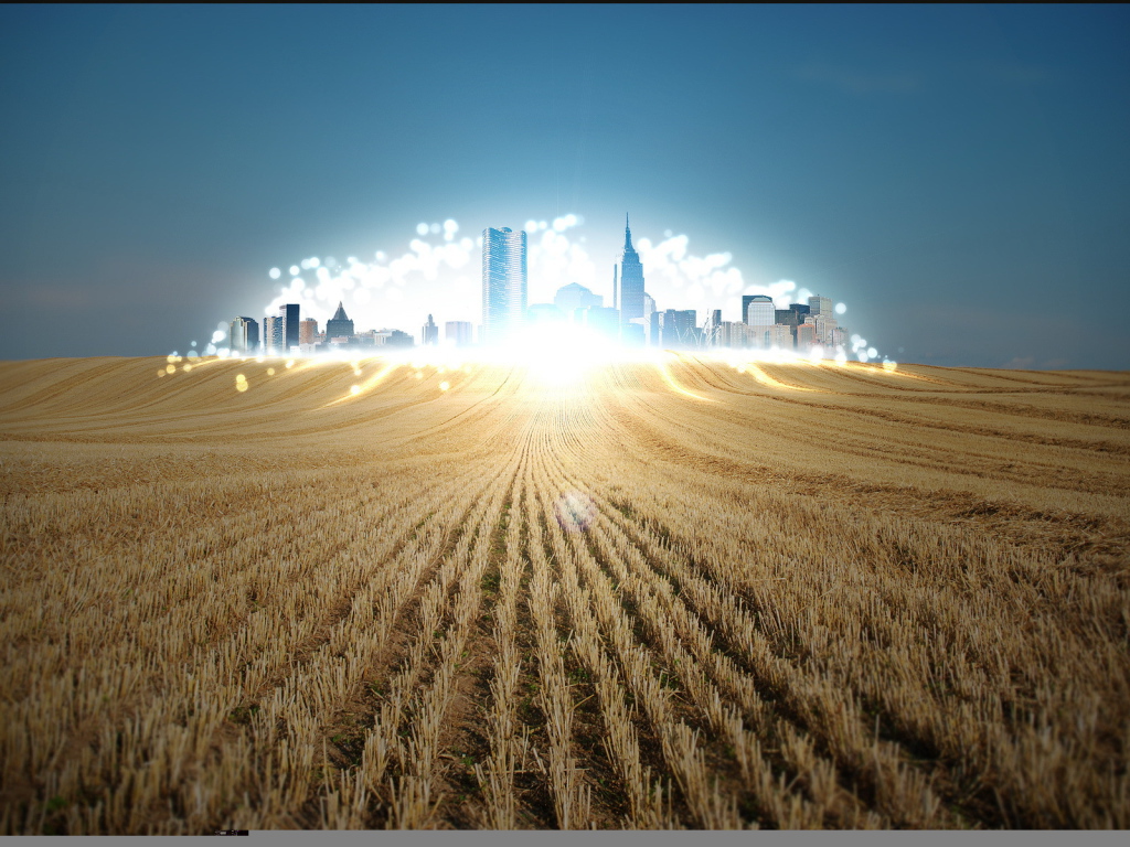 Мираж над полем