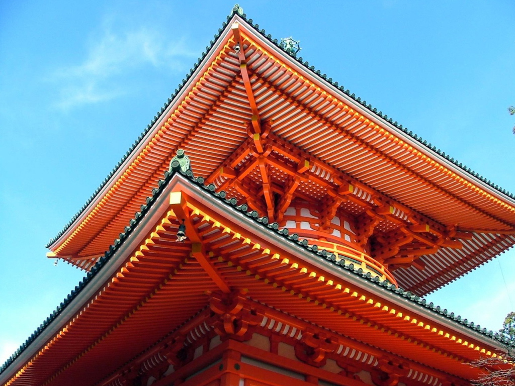 Крыша буддийского храма