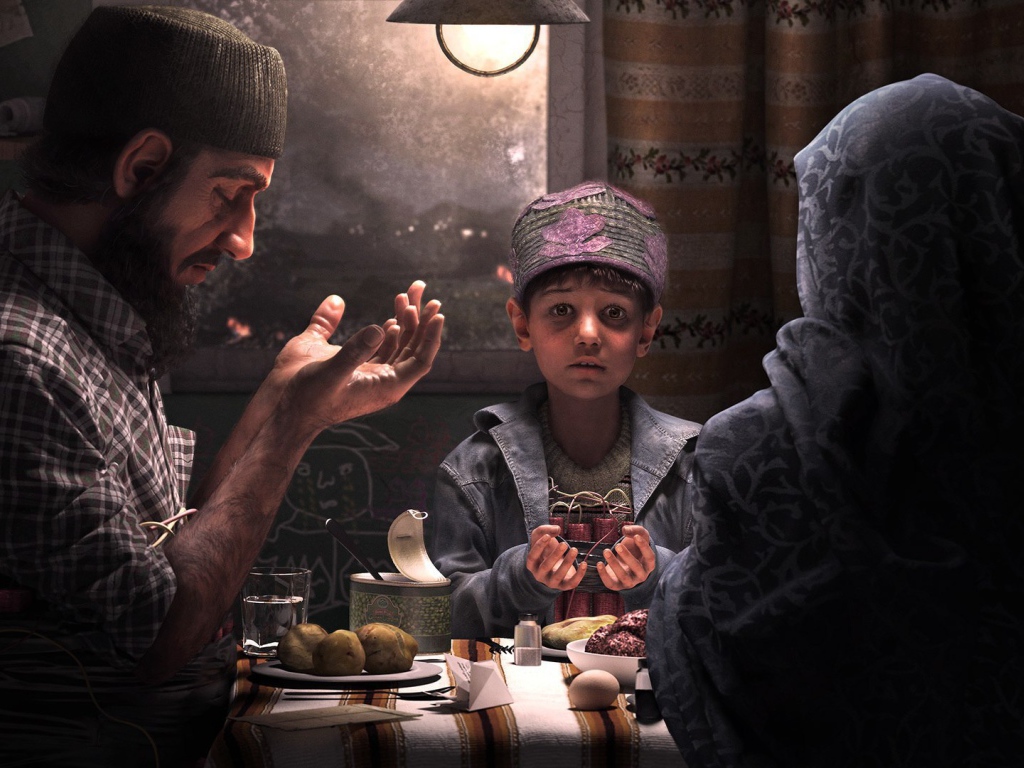 Молитва мусульман перед едой