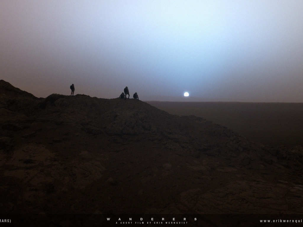 Голубой закат на Марсе, фильм Wanderers