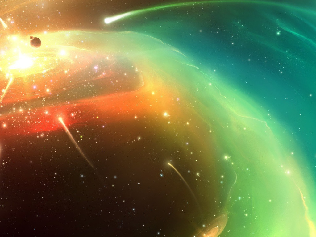 Облако комет в космосе